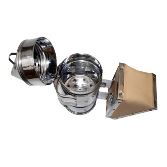 Mini affumicatore - affumicatore - acciaio inossidabile